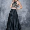Nina Canacci - 4166 Two-Piece Floral Applique Evening Gown Formal Gowns