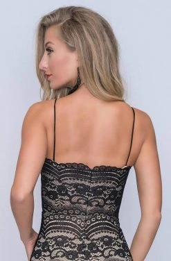 Nina Canacci - 4190 Plunging V Neck Lace Mermaid Dress Formal Gowns 9 Nina Canacci - 4190 Plunging V Neck Lace Mermaid Dress Formal Gowns