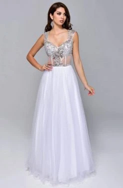 Nina Canacci - 8035 Dress In White Formal Gowns