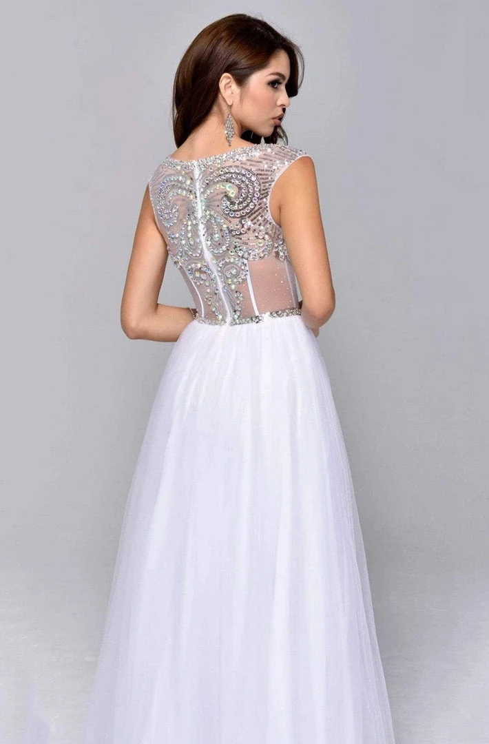 Nina Canacci - 8035 Dress In White Formal Gowns 4 Nina Canacci - 8035 Dress In White Formal Gowns