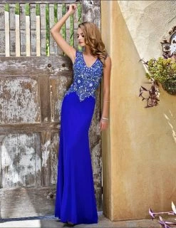 Nina Canacci - 8042 Dress In Royal