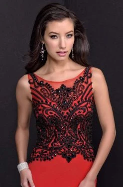 Formal Gowns Nina Canacci - 8124 Dress In Red/Black