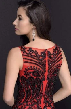 Formal Gowns Nina Canacci - 8124 Dress In Red/Black