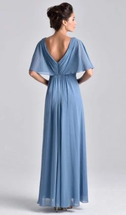 Formal Gowns Nina Canacci - M239 Dress In Steel Blue 6 Formal Gowns Nina Canacci - M239 Dress In Steel Blue