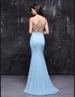Formal Gowns Nina Canacci - V-Neck Long Prom Dress 7368