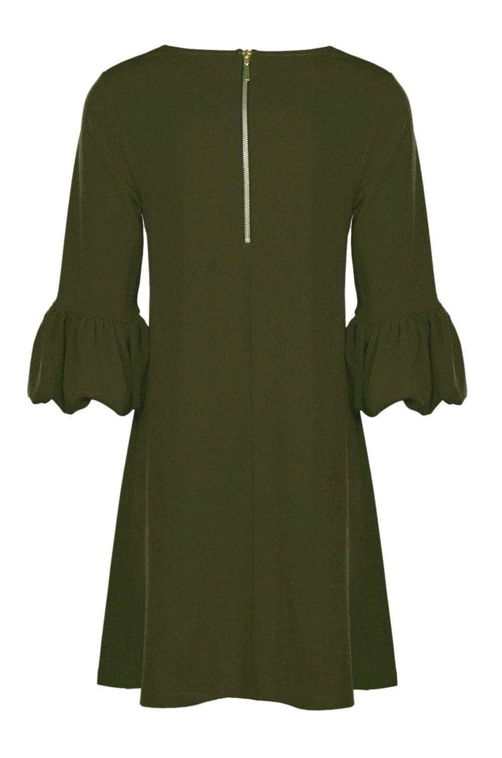 Nina Leonard - L6832B Balloon Hem Quarter Length Sleeve Shift Dress 6 Nina Leonard - L6832B Balloon Hem Quarter Length Sleeve Shift Dress