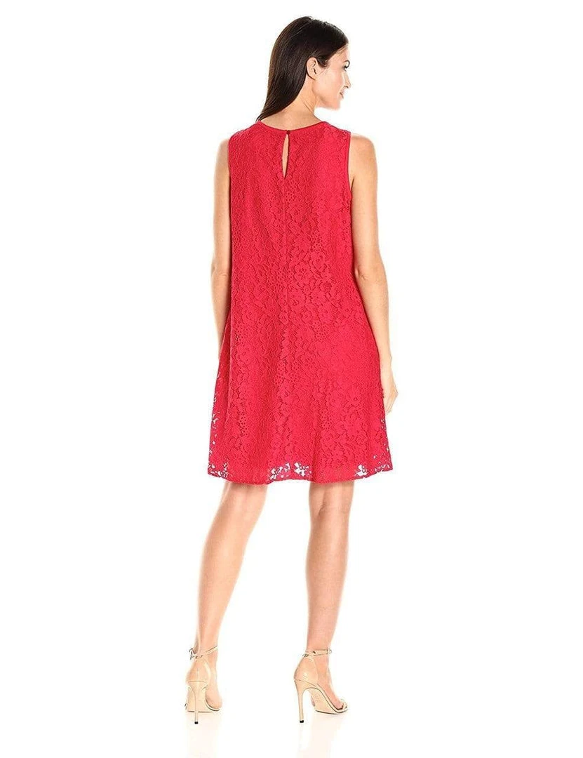 Nine West - 10647202 Sleeveless Floral Lace Cocktail Dress Cocktail Dresses 7 Nine West - 10647202 Sleeveless Floral Lace Cocktail Dress Cocktail Dresses