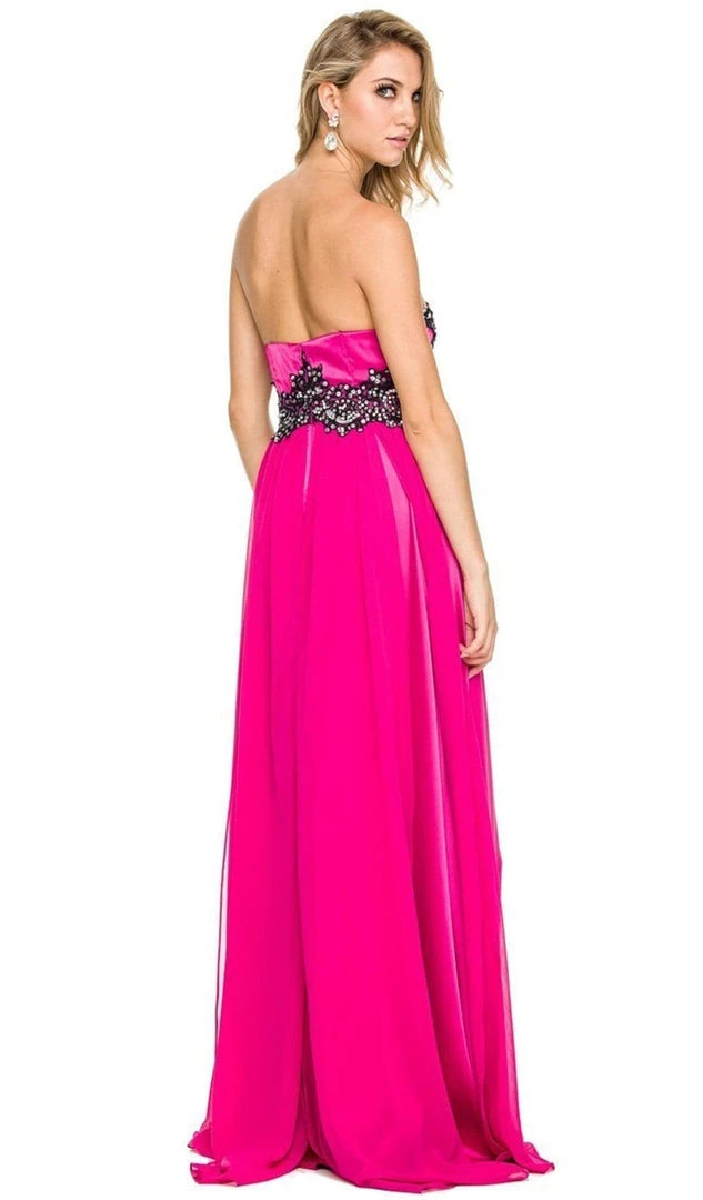 Formal Gowns Nox Anabel - 2554 Embellished Semi-Sweetheart A-line Dress 6 Formal Gowns Nox Anabel - 2554 Embellished Semi-Sweetheart A-line Dress