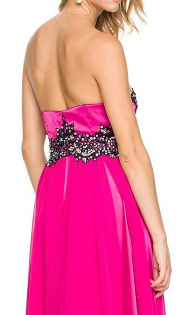 Formal Gowns Nox Anabel - 2554 Embellished Semi-Sweetheart A-line Dress 5 Formal Gowns Nox Anabel - 2554 Embellished Semi-Sweetheart A-line Dress