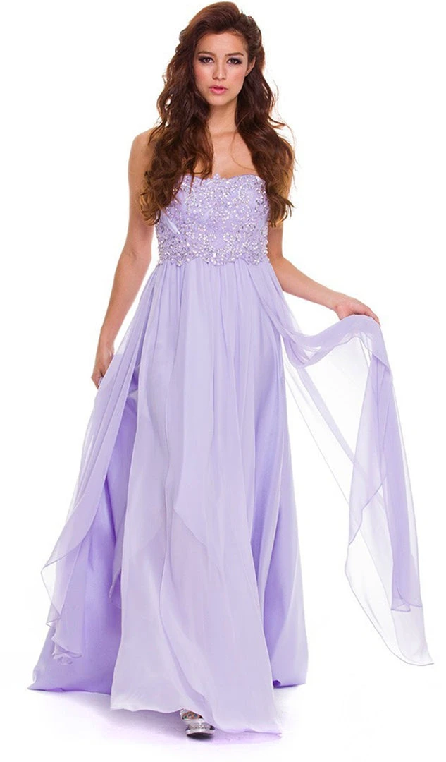 Formal Gowns Nox Anabel - 2554 Embellished Semi-Sweetheart A-line Dress 7 Formal Gowns Nox Anabel - 2554 Embellished Semi-Sweetheart A-line Dress