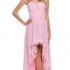 Formal Gowns Nox Anabel - 2699 Strapless Ruched High Low Dress 1 Formal Gowns Nox Anabel - 2699 Strapless Ruched High Low Dress
