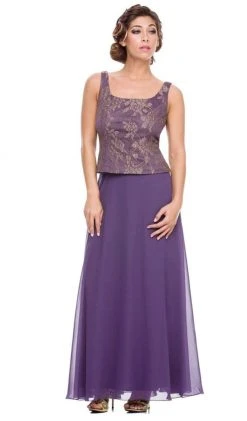 Nox Anabel - 5076 Lace Dress With Sheer Jacket Formal Gowns