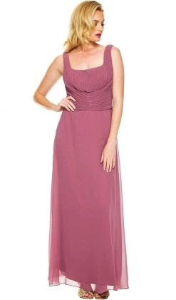 Formal Gowns Nox Anabel - 5099 Ruched Square Neck Dress With Matching Jacket 15 Formal Gowns Nox Anabel - 5099 Ruched Square Neck Dress With Matching Jacket