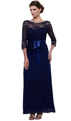 Nox Anabel - 5116 Lace Illusion Dress Formal Gowns