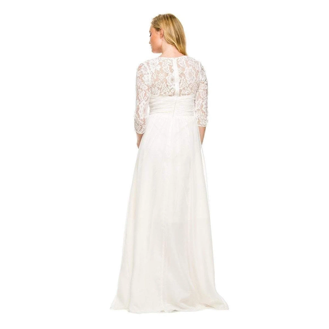 Nox Anabel - 5118 Illusion Sweetheart Long Evening Gown Formal Gowns 4 Nox Anabel - 5118 Illusion Sweetheart Long Evening Gown Formal Gowns