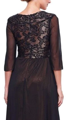 Nox Anabel - 5126 Sheer Empire Dress 11 Nox Anabel - 5126 Sheer Empire Dress