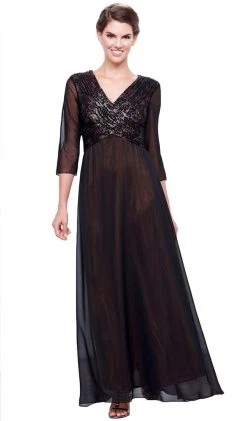 Nox Anabel - 5126 Sheer Empire Dress