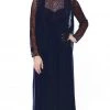 Formal Gowns Nox Anabel - 5136 Illusion Dress With Jacket 2 Formal Gowns Nox Anabel - 5136 Illusion Dress With Jacket