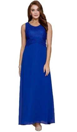 Nox Anabel - 5138 Lace Scoop Neck A-line Dress Formal Gowns 20 Nox Anabel - 5138 Lace Scoop Neck A-line Dress Formal Gowns