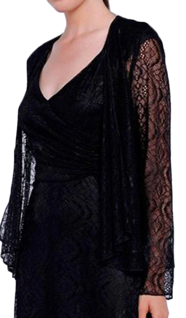 Formal Gowns Nox Anabel - 5140 Lace V-Neck A-Line Dress 6 Formal Gowns Nox Anabel - 5140 Lace V-Neck A-Line Dress