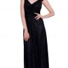 Formal Gowns Nox Anabel - 5140 Lace V-Neck A-Line Dress