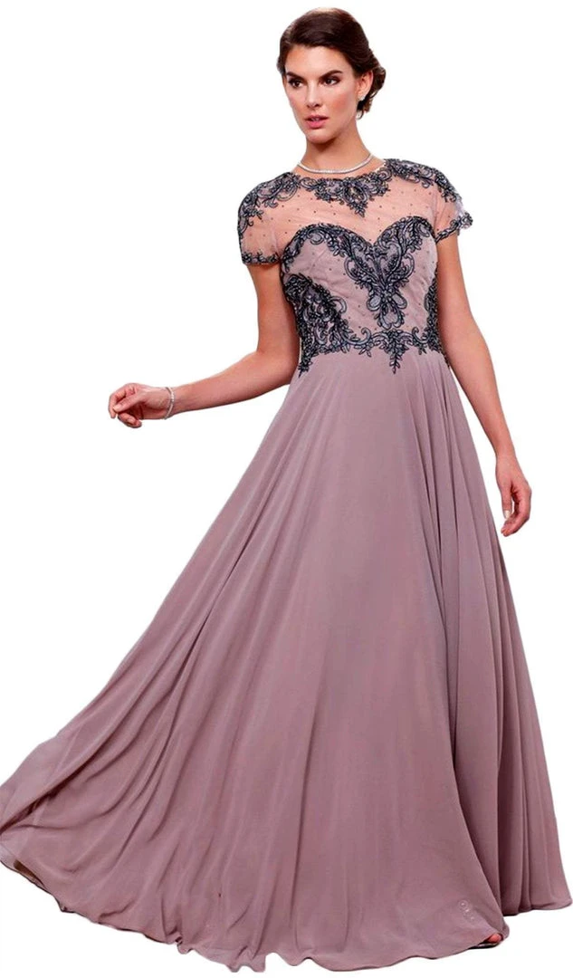 Nox Anabel - 5143 Beaded Embellished A-Line Gown 11 Nox Anabel - 5143 Beaded Embellished A-Line Gown