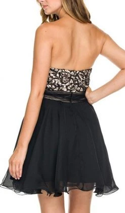 Nox Anabel - 6169 Embroidered Sweetheart Dress Cocktail Dresses