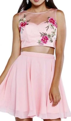 Nox Anabel - 6246 Two-Piece Chiffon Cocktail Dress Cocktail Dresses 7 Nox Anabel - 6246 Two-Piece Chiffon Cocktail Dress Cocktail Dresses