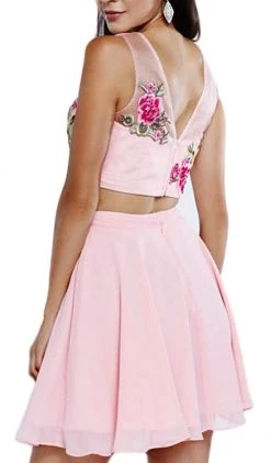 Nox Anabel - 6246 Two-Piece Chiffon Cocktail Dress Cocktail Dresses 9 Nox Anabel - 6246 Two-Piece Chiffon Cocktail Dress Cocktail Dresses