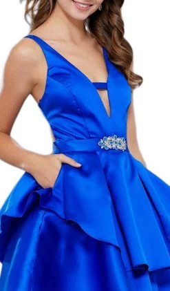 Nox Anabel - 6283 Sleeveless Peplum Cocktail Dress 13 Nox Anabel - 6283 Sleeveless Peplum Cocktail Dress