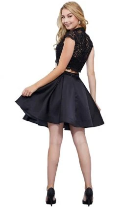 Nox Anabel - 6301 Two Piece Embellished A-line Cocktail Dress