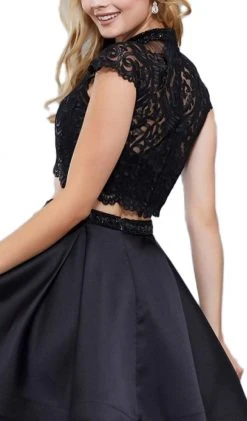 Nox Anabel - 6301 Two Piece Embellished A-line Cocktail Dress