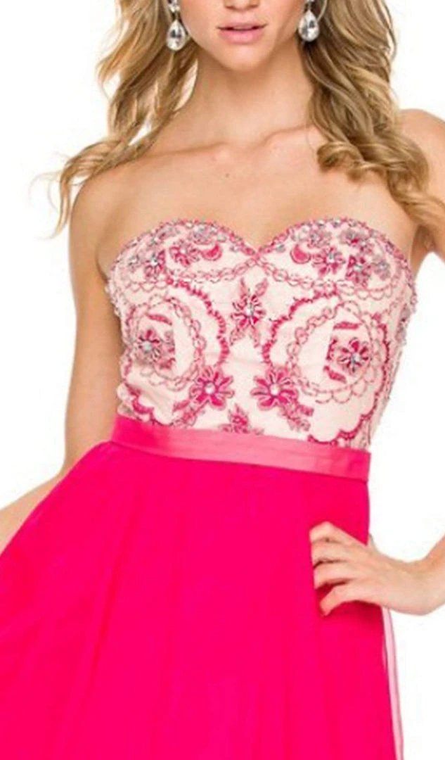 Nox Anabel - 8146 Strapless Sweetheart A-Line Dress 5 Nox Anabel - 8146 Strapless Sweetheart A-Line Dress