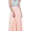 Formal Gowns Nox Anabel - 8276 Sleeveless Bejeweled Halter A-line Dress