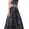 Nox Anabel - 8281 Sleeveless Embroidered Lace Scoop A-line Dress Formal Gowns 1 Nox Anabel - 8281 Sleeveless Embroidered Lace Scoop A-line Dress Formal Gowns