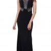 Formal Gowns Nox Anabel - 8285 Bedazzled Jewel Illusion Panel Evening Gown 1 Formal Gowns Nox Anabel - 8285 Bedazzled Jewel Illusion Panel Evening Gown