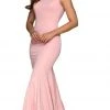 Formal Gowns Nox Anabel - C022 Sleek Bateau Trumpet Dress 1 Formal Gowns Nox Anabel - C022 Sleek Bateau Trumpet Dress