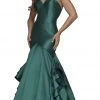 Nox Anabel - C034 Sweetheart Bodice Ruffled Mikado Trumpet Evening Gown Formal Gowns
