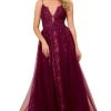 Nox Anabel - C305 Lace Embroidered A-Line Gown 1 Nox Anabel - C305 Lace Embroidered A-Line Gown