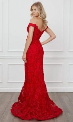 Nox Anabel - C439 Embroidered Off Shoulder Mermaid Dress 19 Nox Anabel - C439 Embroidered Off Shoulder Mermaid Dress
