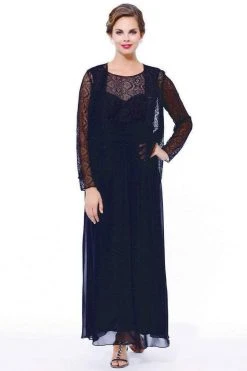 Nox Anabel - Illusion Dress With Jacket 5136 Formal Gowns