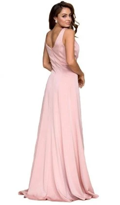 Formal Gowns Nox Anabel - Q011 Sleeveless V-neck A-line Dress 7 Formal Gowns Nox Anabel - Q011 Sleeveless V-neck A-line Dress