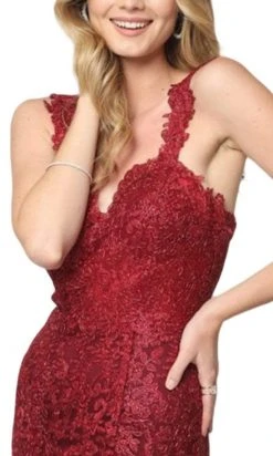 Formal Gowns Nox Anabel - R216 Allover Lace Sleeveless Mermaid Dress