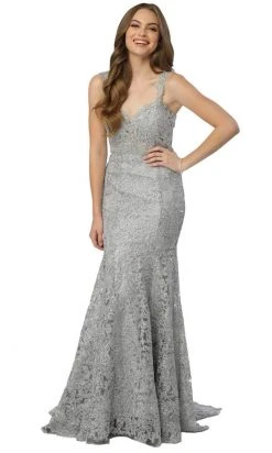 Formal Gowns Nox Anabel - R216 Allover Lace Sleeveless Mermaid Dress