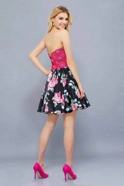 Cocktail Dresses Nox Anabel Two-Piece Lace Corset Floral Cocktail Dress 6270 - 1 Pc. Floral Patterns In Size XS Available 9 Cocktail Dresses Nox Anabel Two-Piece Lace Corset Floral Cocktail Dress 6270 - 1 Pc. Floral Patterns In Size XS Available