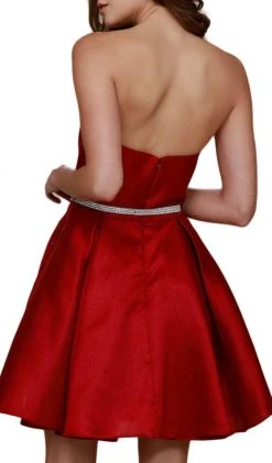 Cocktail Dresses Nox Anabel - Y661 Straight Across A-Line Cocktail Dress