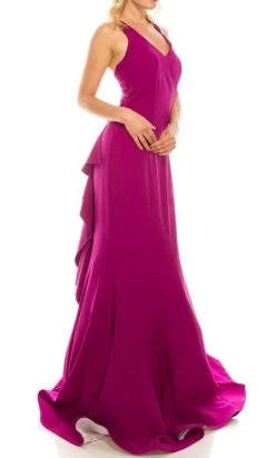 Odrella - 4225 Bejeweled Cutout Racerback Sleeveless Trumpet Gown Formal Gowns 8 Odrella - 4225 Bejeweled Cutout Racerback Sleeveless Trumpet Gown Formal Gowns