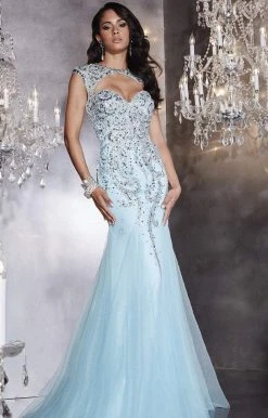 Panoply - 14766 Stunning Sweetheart Beaded Tulle And Lace Trumpet Dress