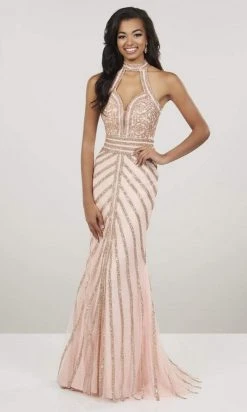 Panoply - 14915 Choker Neckline Glitter Tulle Sheath Evening Dress Formal Gowns 8 Panoply - 14915 Choker Neckline Glitter Tulle Sheath Evening Dress Formal Gowns