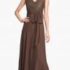 Patra - 12615 Cap Sleeve Gilded Starburst Lace A-Line Gown Formal Gowns